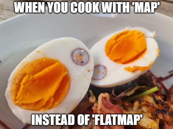 Cook with flatmap
